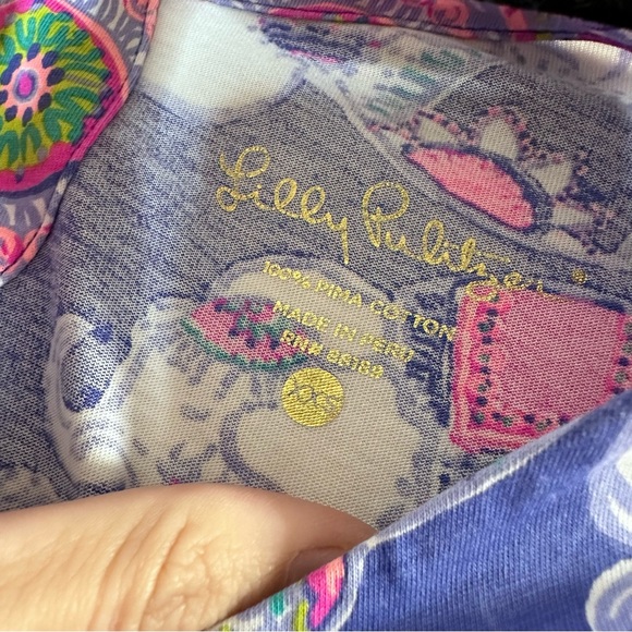 LILLY PULITZER purple / pink elephant Play That Trunky Music Bay dress XXS - Picture 5 of 12